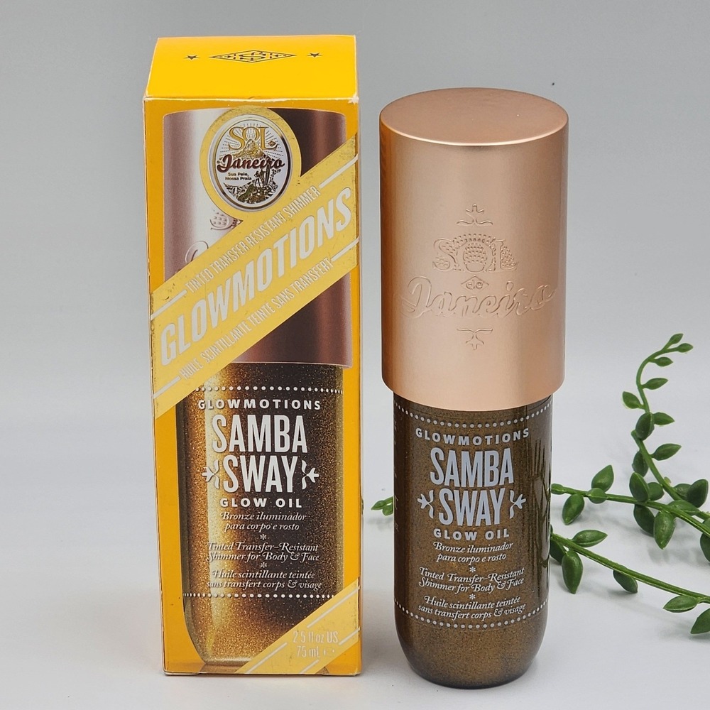Sol de Janeiro Glowmotions Samba Sway Glow Oil 2.5oz Bronze Shimmer Body Face